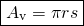 \[\boxed{A_\text{v}=\pi r s}\]